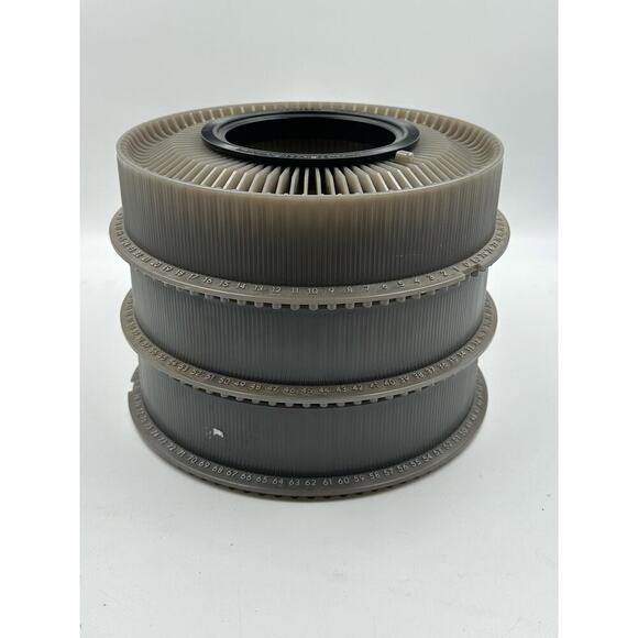 3 Vintage Kodak Carousel 80 Slide Trays No boxes - Picture 1 of 4